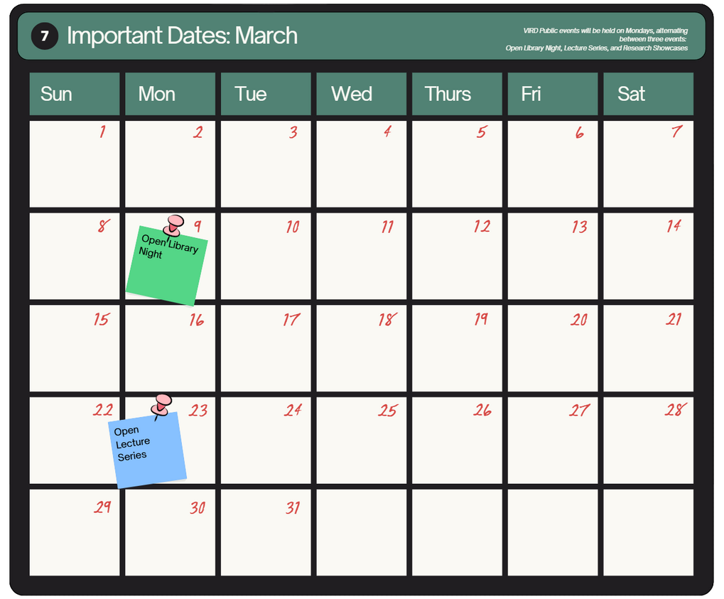Our Public Calendar