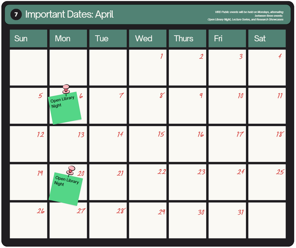 Our Public Calendar