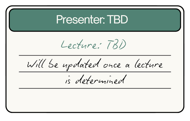 Monthly Lecture